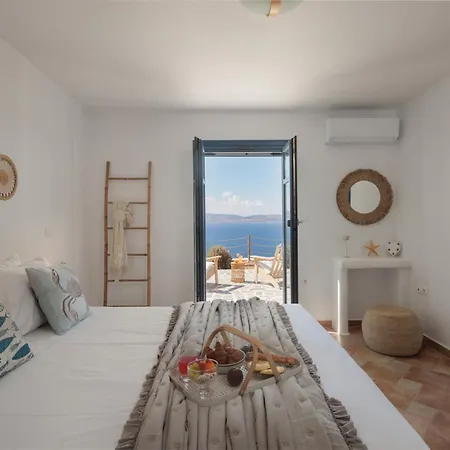 Naxian Sky - Aegean Sunset Hilltop Bliss Villa Naxos City