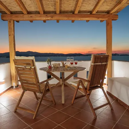 Naxian Sky - Aegean Sunset Hilltop Bliss וילה Naxos City
