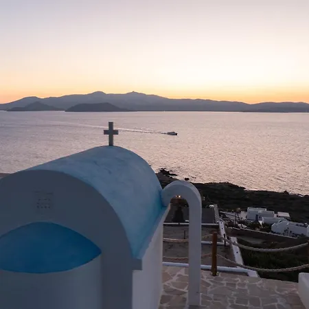 וילה Naxian Sky - Aegean Sunset Hilltop Bliss *