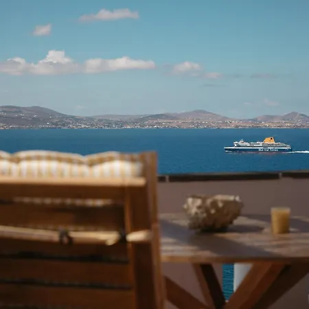 וילה Naxian Sky - Aegean Sunset Hilltop Bliss *