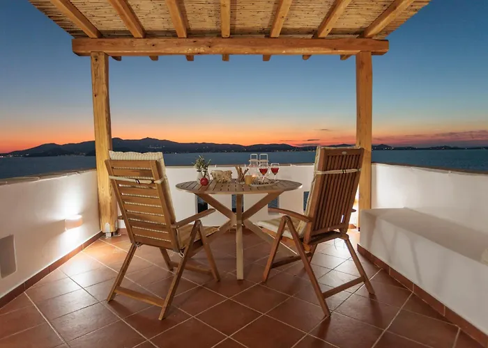 Naxian Sky - Aegean Sunset Hilltop Bliss Villa Naxos City