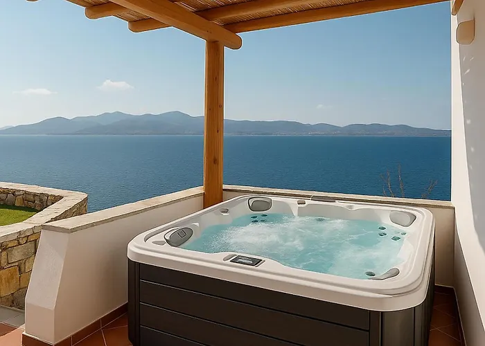 Villa Naxian Sky - Aegean Sunset Hilltop Bliss *