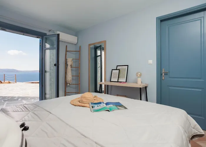 빌라 Naxian Sky - Aegean Sunset Hilltop Bliss