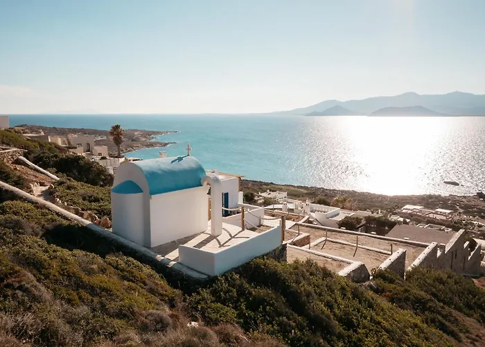 Naxian Sky - Aegean Sunset Hilltop Bliss 빌라 *