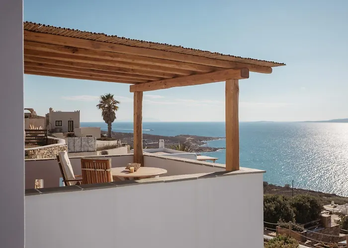 빌라 Naxian Sky - Aegean Sunset Hilltop Bliss